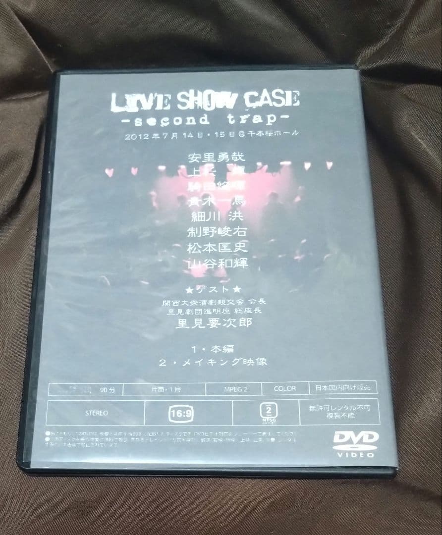 TOKYO流星群　LIVE SHOW CASE　 DVD　視聴確認済み