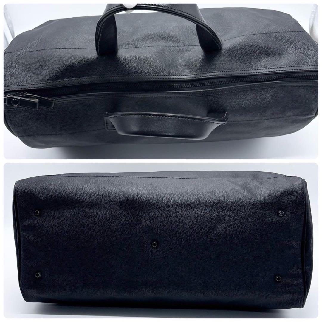 【美品】ポーター　porter 吉田鞄 ボストンバッグ オールレザー　ブラック