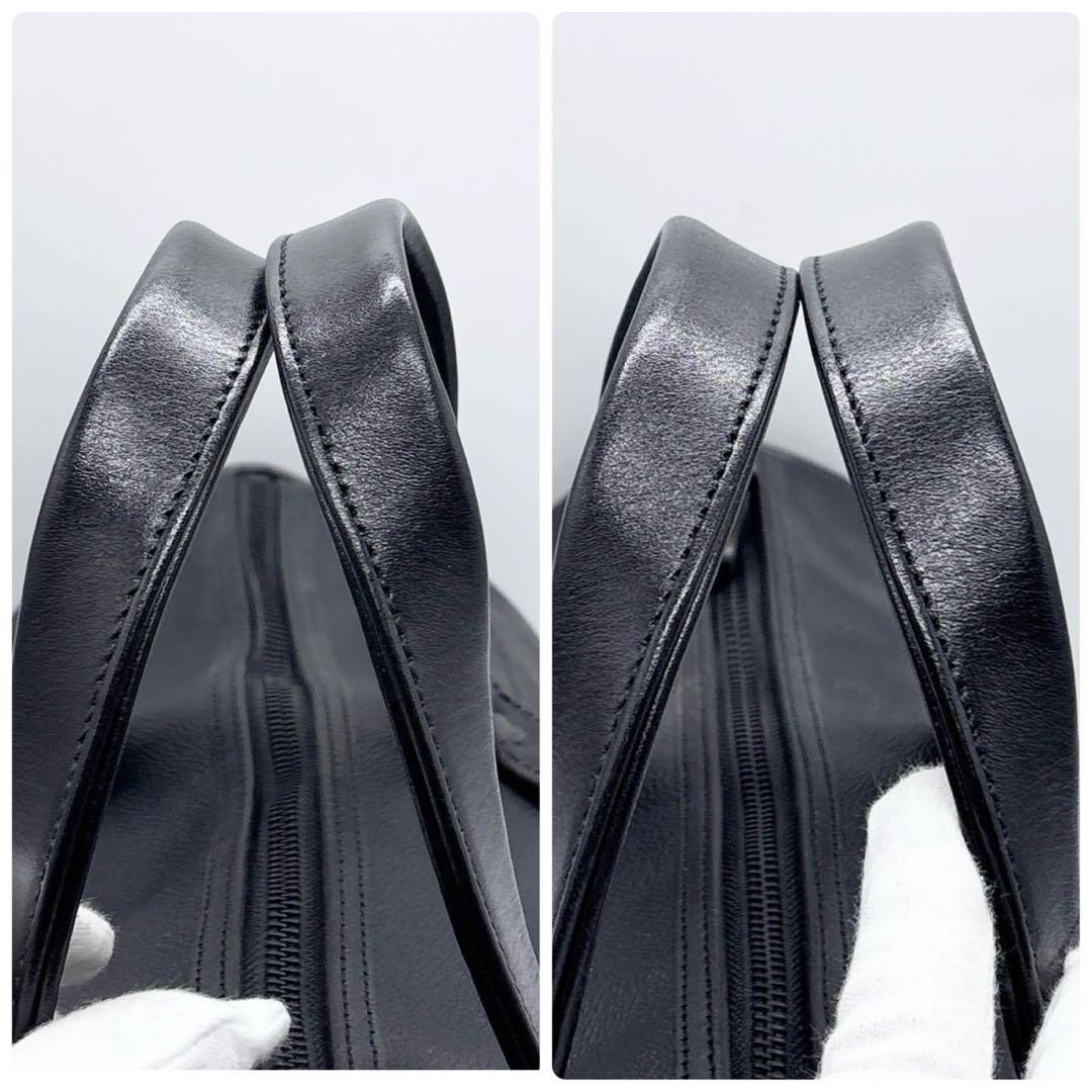 【美品】ポーター　porter 吉田鞄 ボストンバッグ オールレザー　ブラック