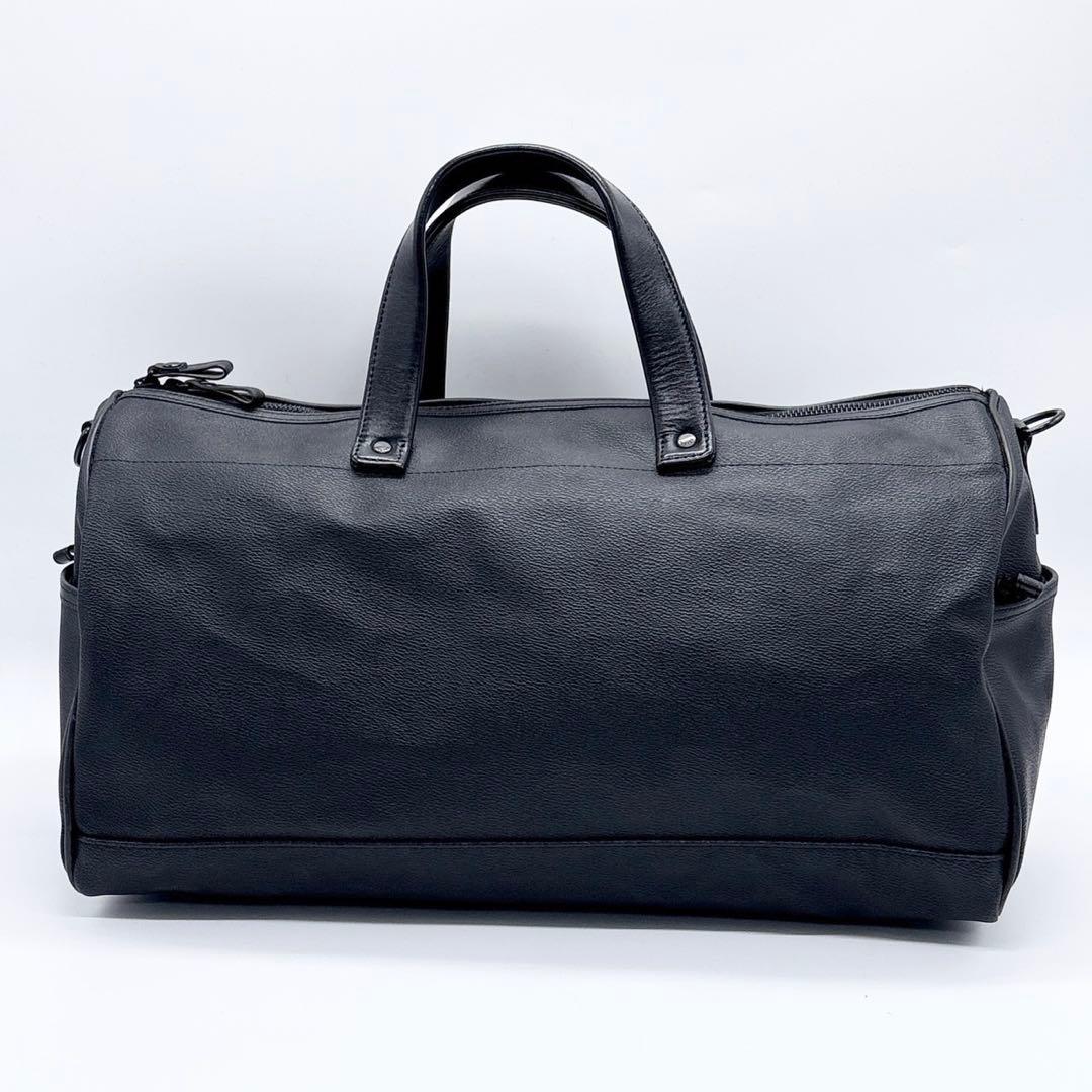 【美品】ポーター　porter 吉田鞄 ボストンバッグ オールレザー　ブラック