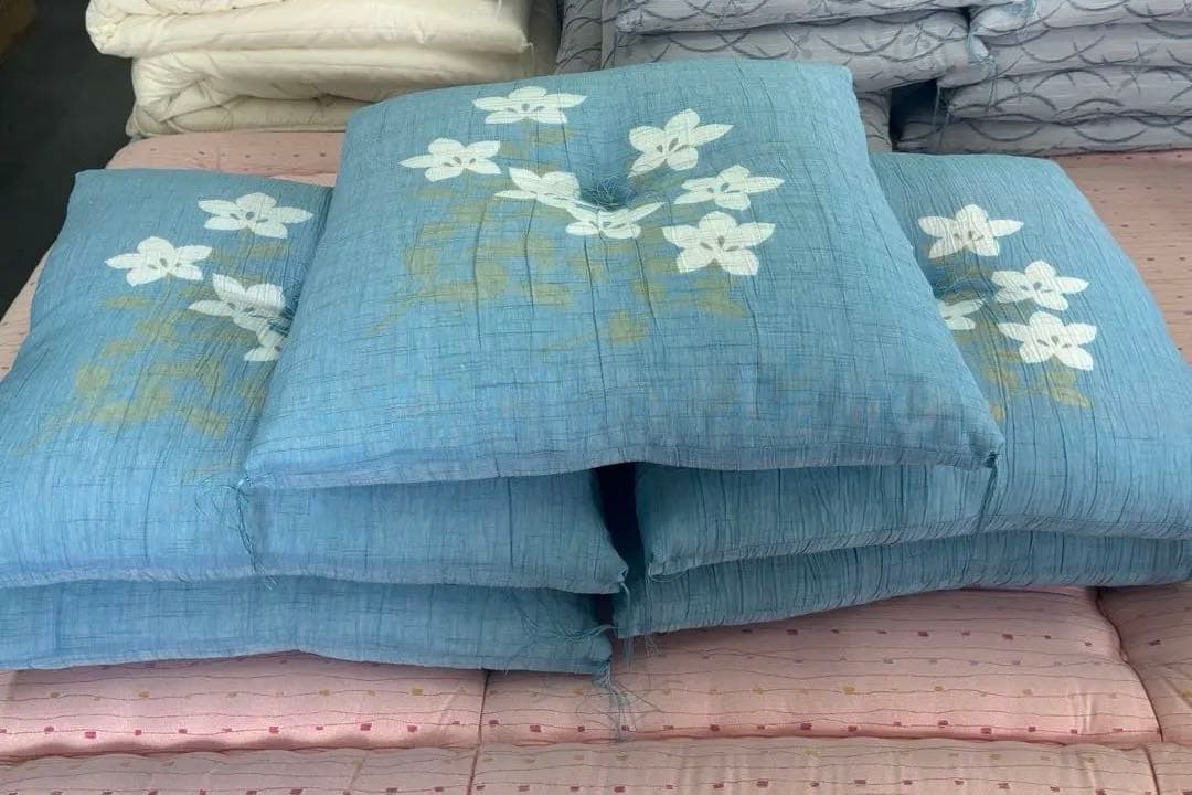 夏座布団　わ座布団　日本製　手作り55×59 5枚組