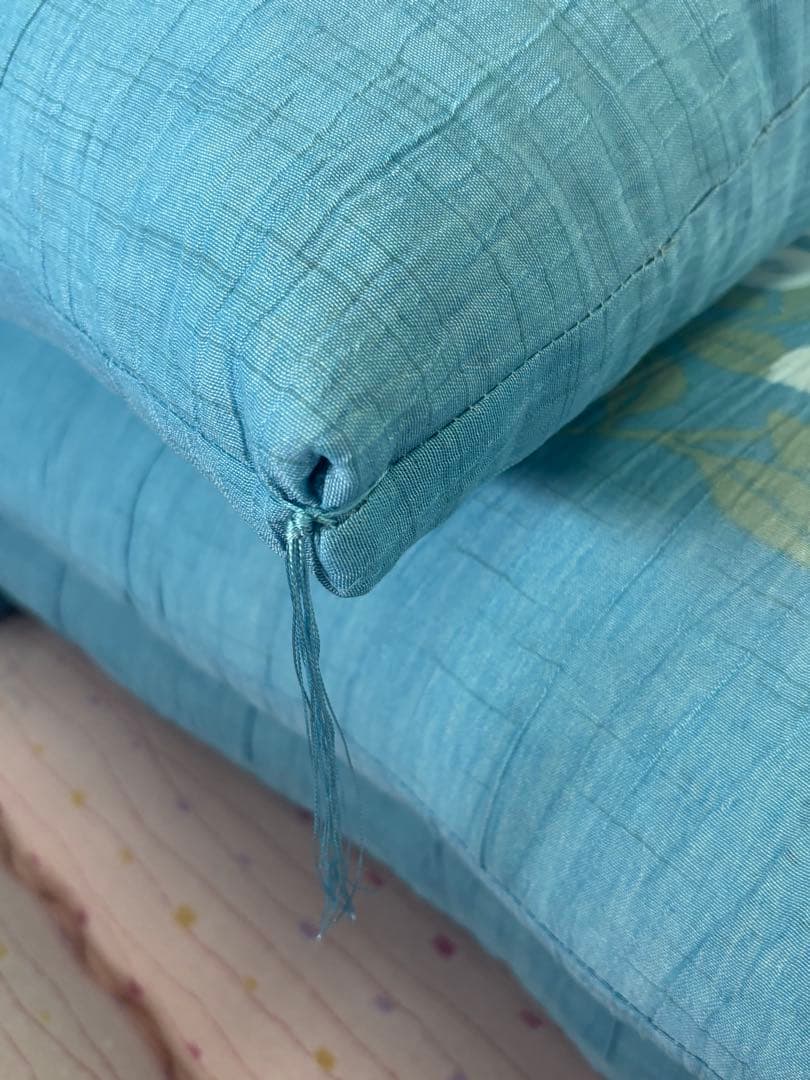 夏座布団　わ座布団　日本製　手作り55×59 5枚組