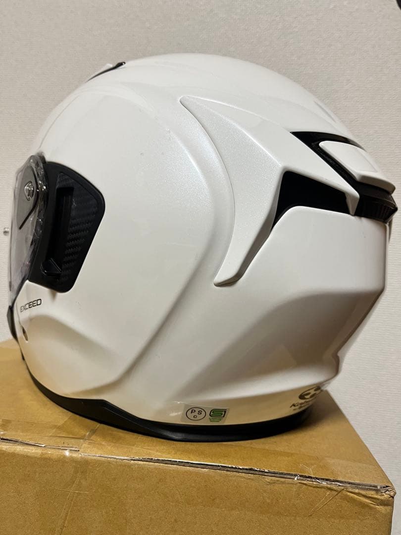 つ*た様 exeed エクシード　パールホワイトMサイズ 20年6月製造　ogk
