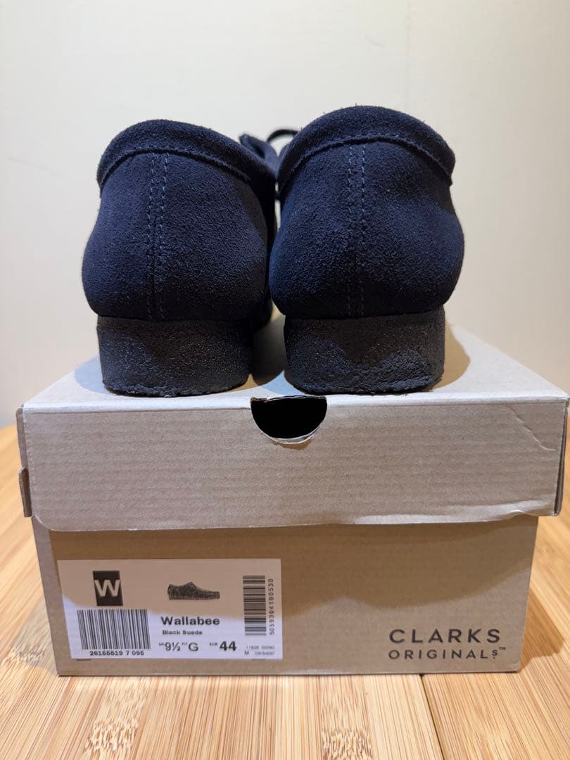 clarks ワラビー　ローカット　ブラック　28.5cm