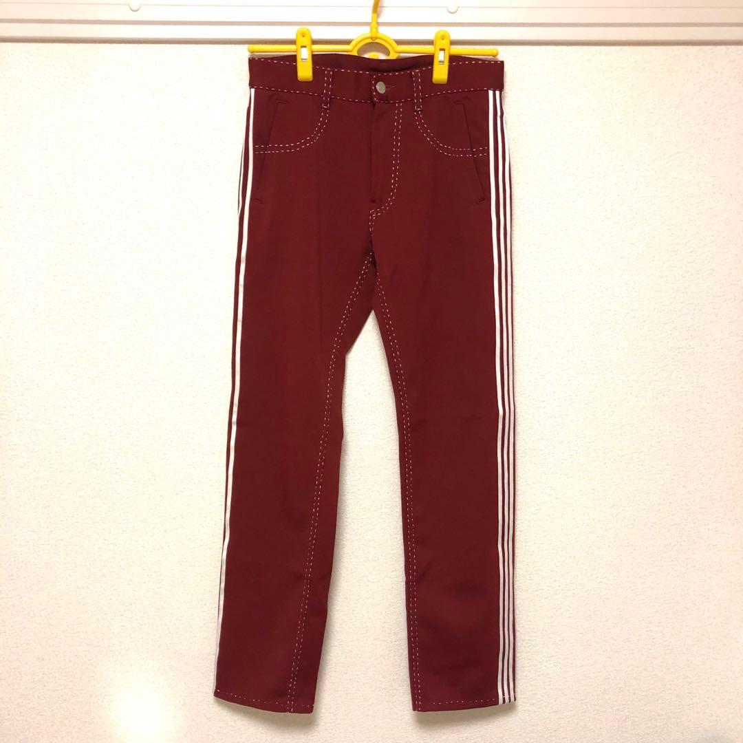 ケイスケカンダ　手縫いのジャージ　エンジ