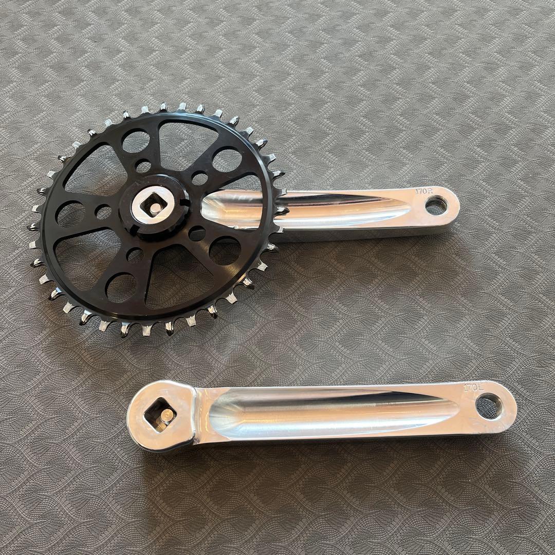 パーツ WHITE INDUSTRIES eno single speed crank