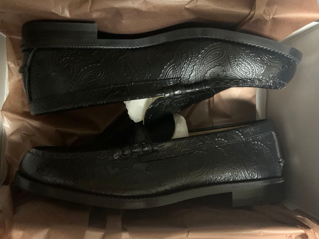 25.5 THE KENFORD FINESHOES ローファー ペイズリー