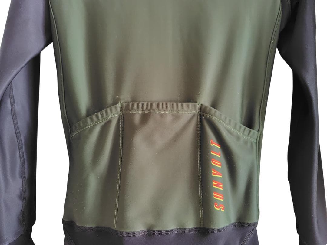 SUNVOLT サンボルト サーモ ワンピース M カーキ サイクルウェア 美品