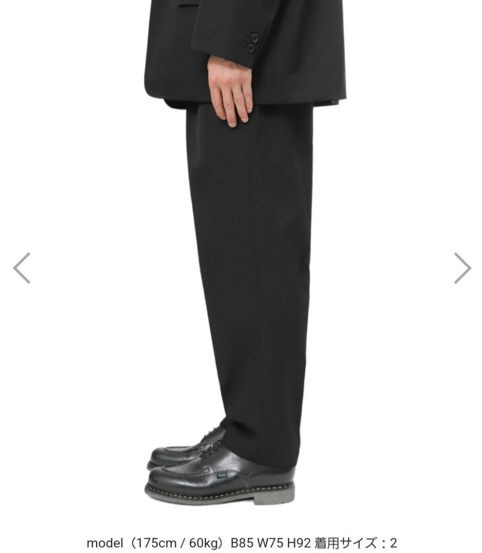 グラフペーパー　Graphpaper　Wool Tapered Trousers