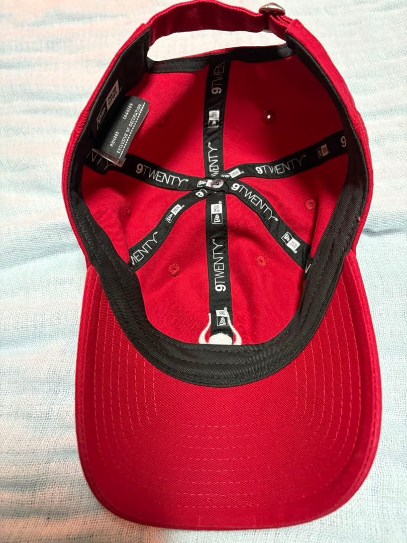 【美品】ニューエラ × 大阪近鉄バッファローズ 猛牛スモールロゴ レッド