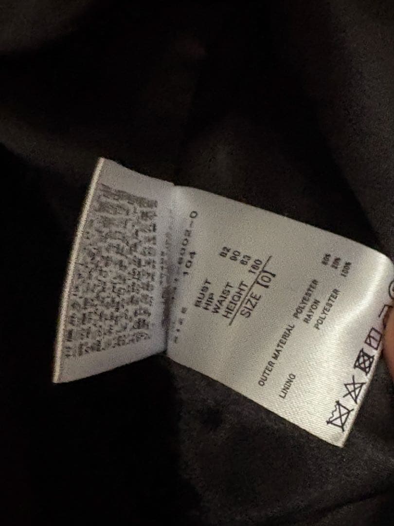 ビジューリボンショートフードコート LIZLISA