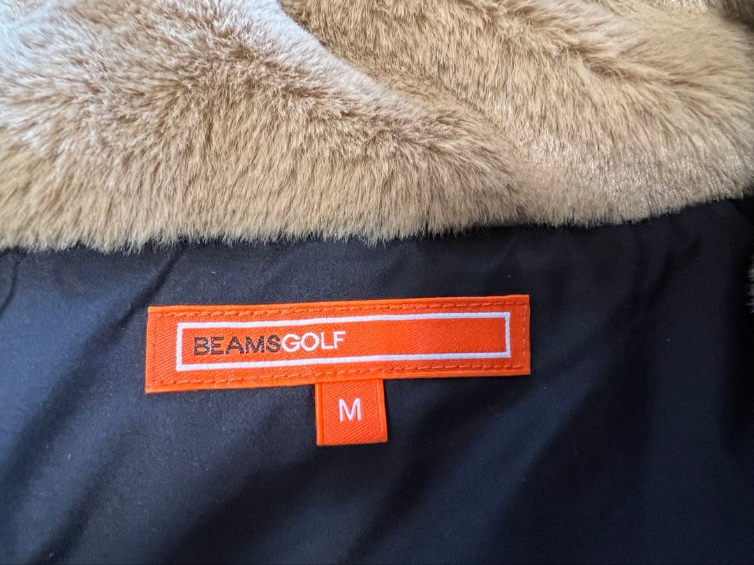 BEAMS GOLF レディース ファー&中綿ワンピース ロングベスト M
