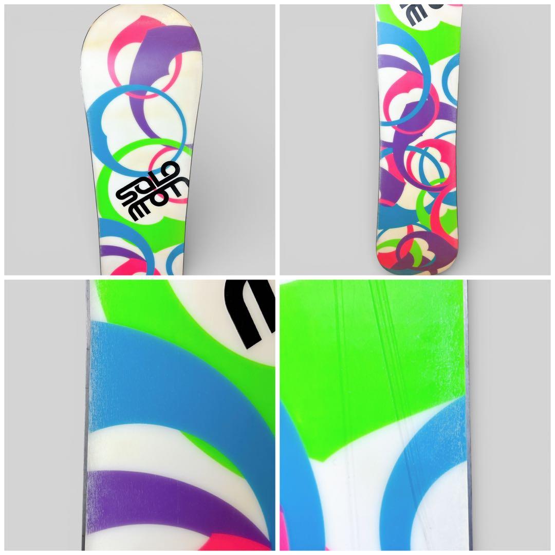 【美品】サロモン×FLUX レディース スノーボード 139cm ブーツなし