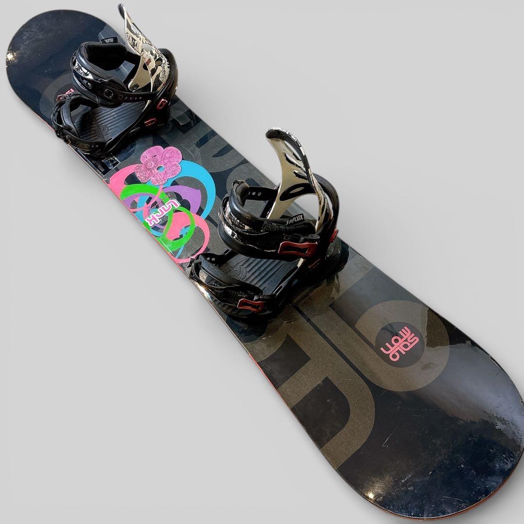 【美品】サロモン×FLUX レディース スノーボード 139cm ブーツなし