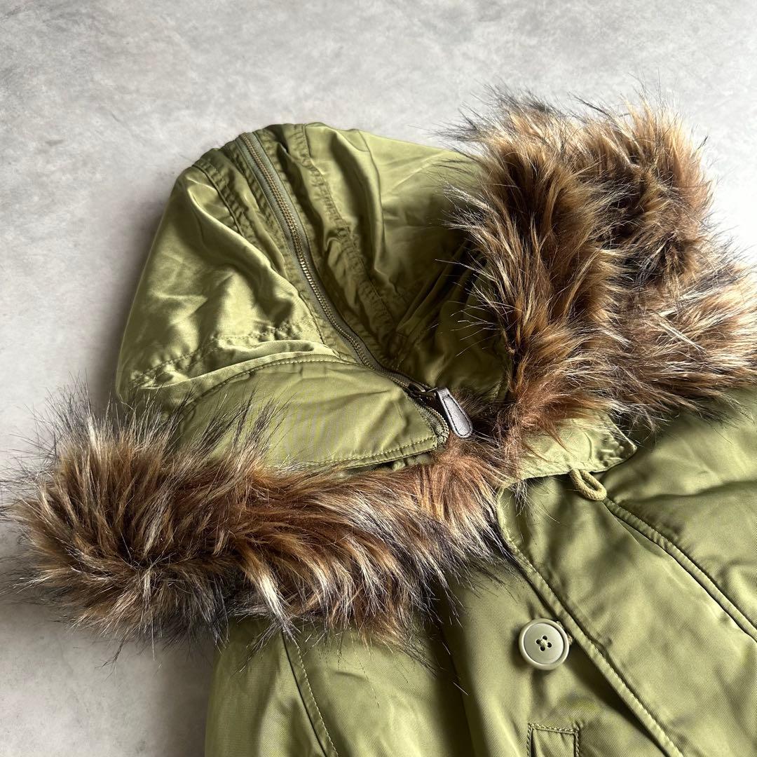 00s Y2K N2B flight jacket N-2B khaki 短丈