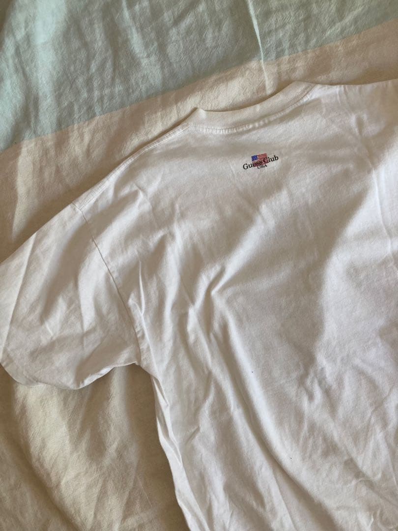 90s Guess ゲス フォトT アメリカ製 コットン100% Lサイズ