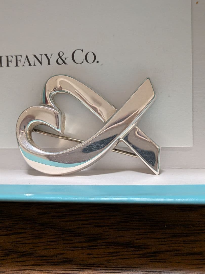 【美品】 Tiffany♡パロマピカソ ラビングハートブローチ♡SV925
