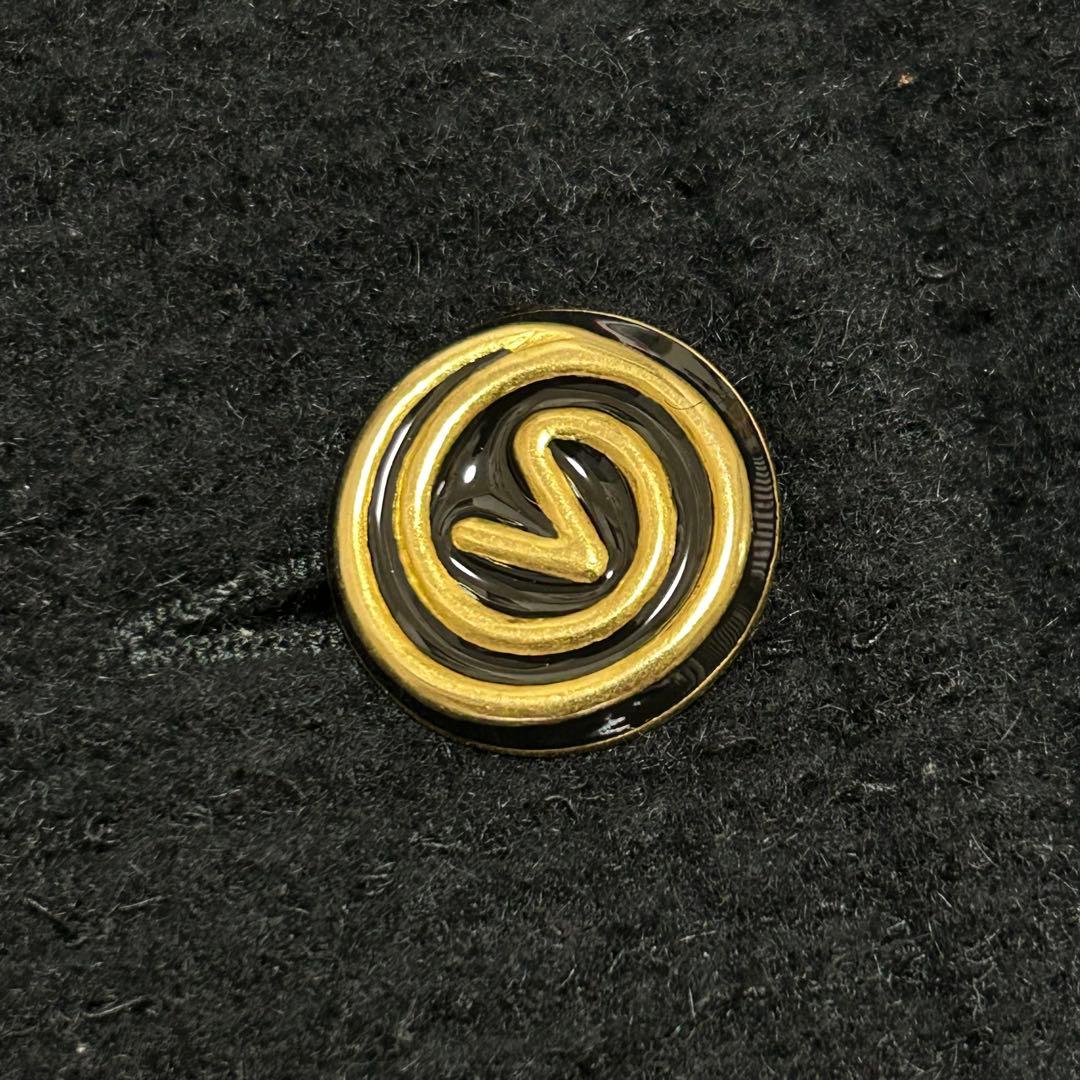 valentino garavani ウールモヘアコート　ブラック　レディース