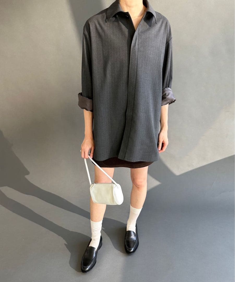 完売試着無　NODAS for LULU シャツジャケット　エディットフォールル