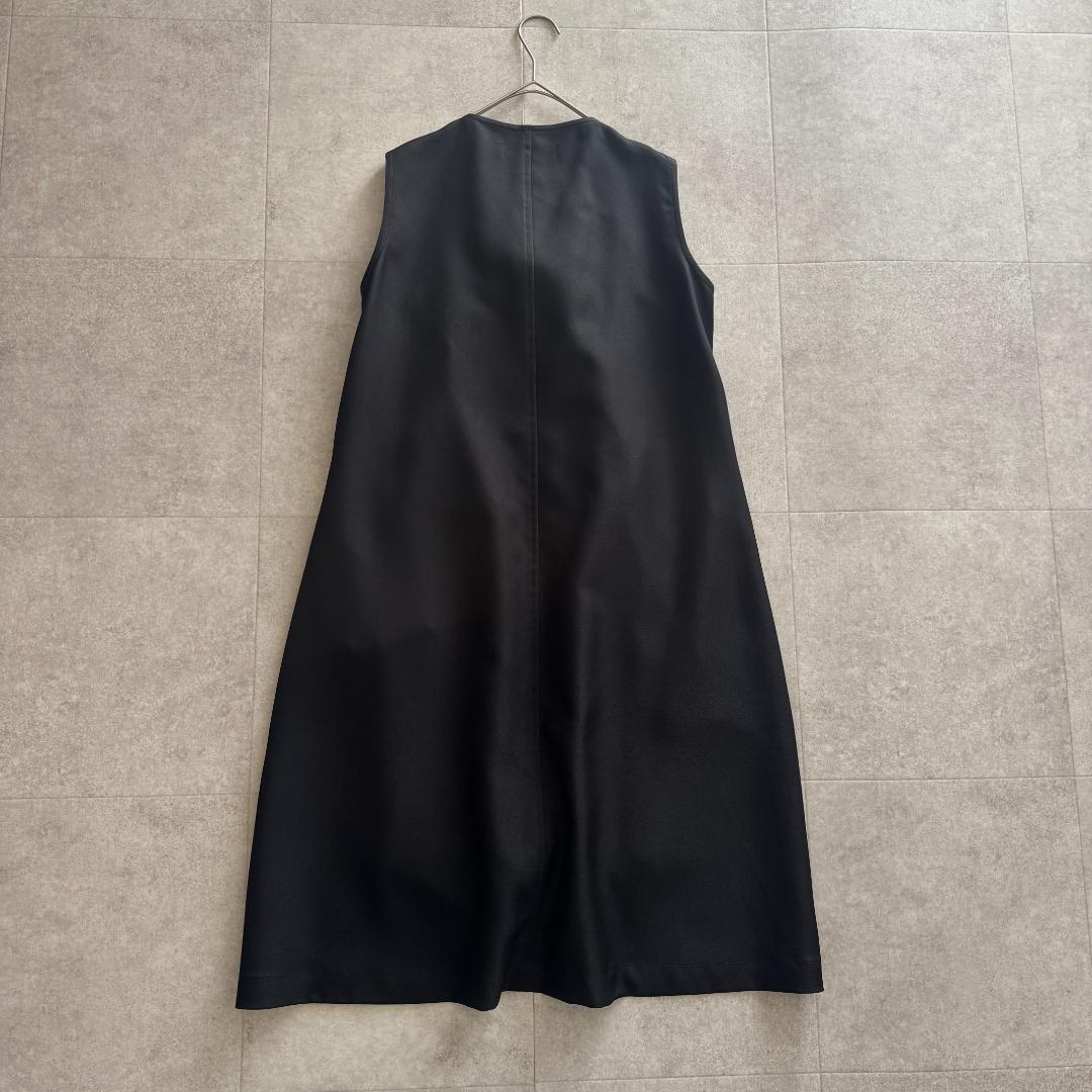 美品　トリココムデギャルソン　AD2015　ロングワンピース　黒　S　フリル