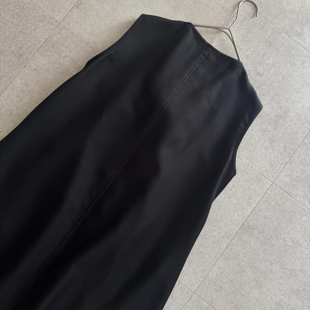 美品　トリココムデギャルソン　AD2015　ロングワンピース　黒　S　フリル