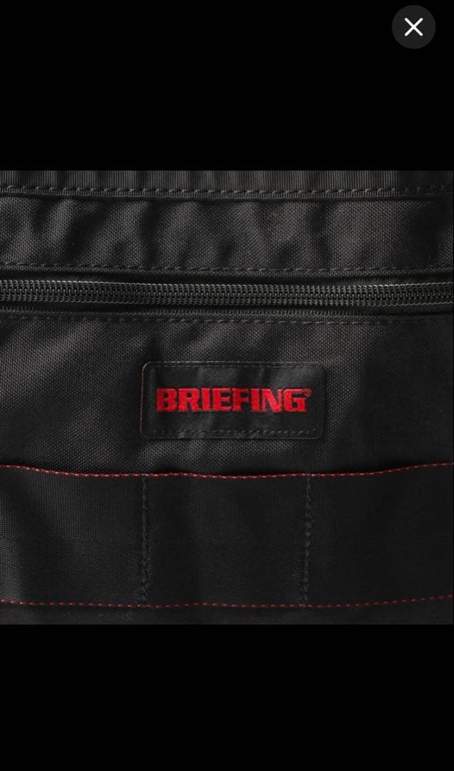 BRIEFING 折りたたみチェア ブラック