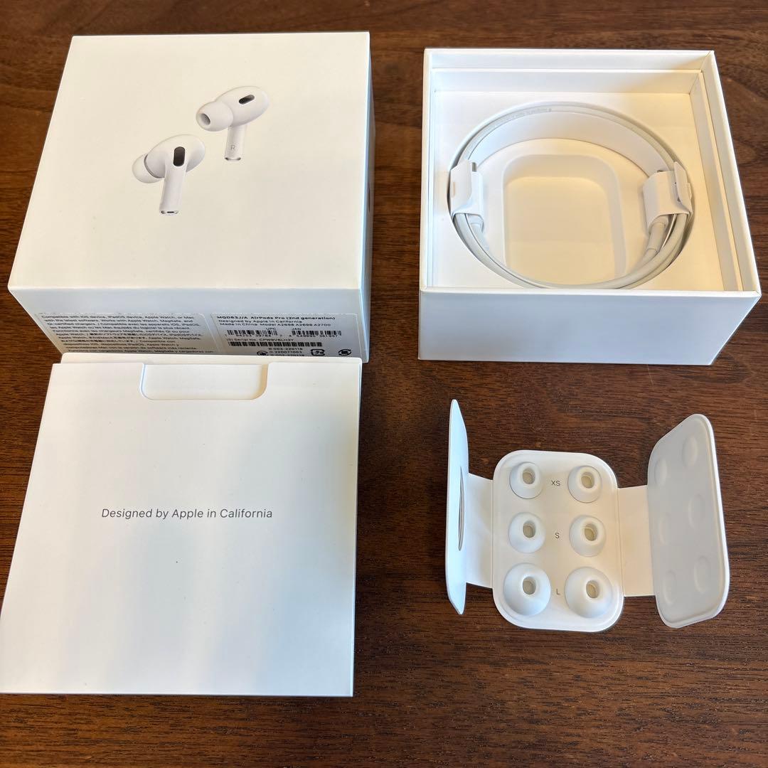 Apple AirPods Pro（第2世代） MQD83J/A 本体一式 美品