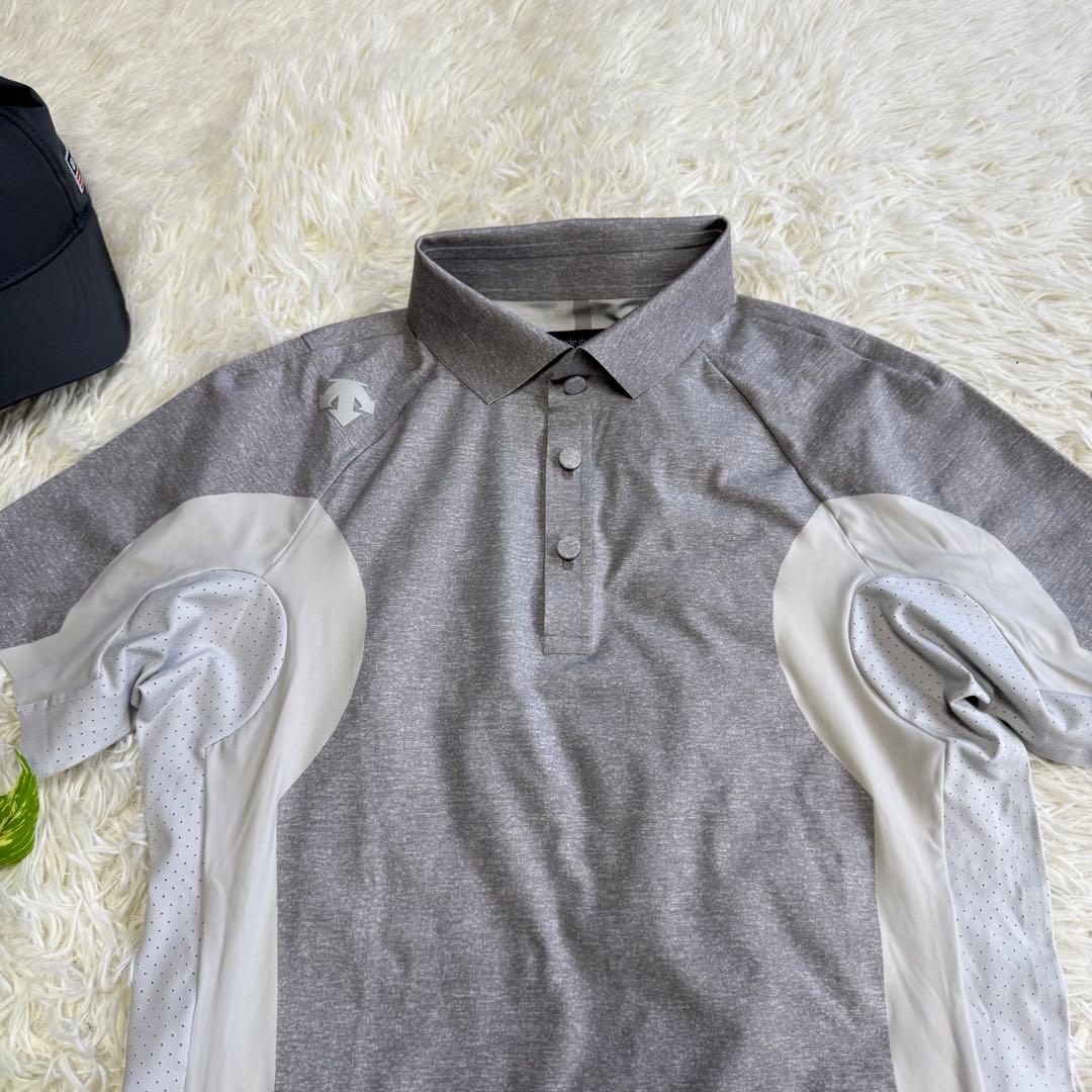 【デサントゴルフ】極美品 ポロシャツ g-arc セット売 Mサイズ メンズ