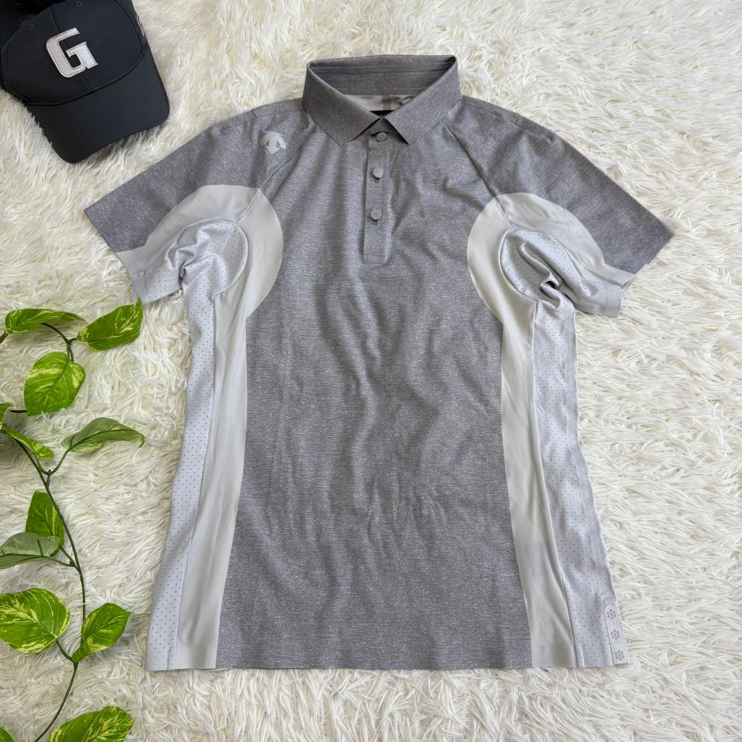 【デサントゴルフ】極美品 ポロシャツ g-arc セット売 Mサイズ メンズ