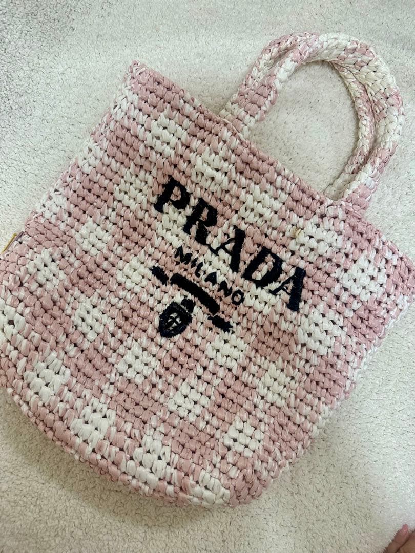 ♡PRADA ラフィア トートバッグ♡