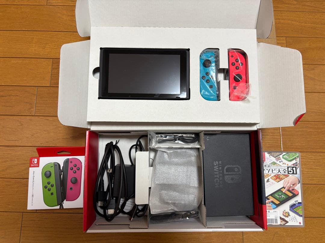 Nintendo Switch Joy-Con付き　アソビ大全カセット付き