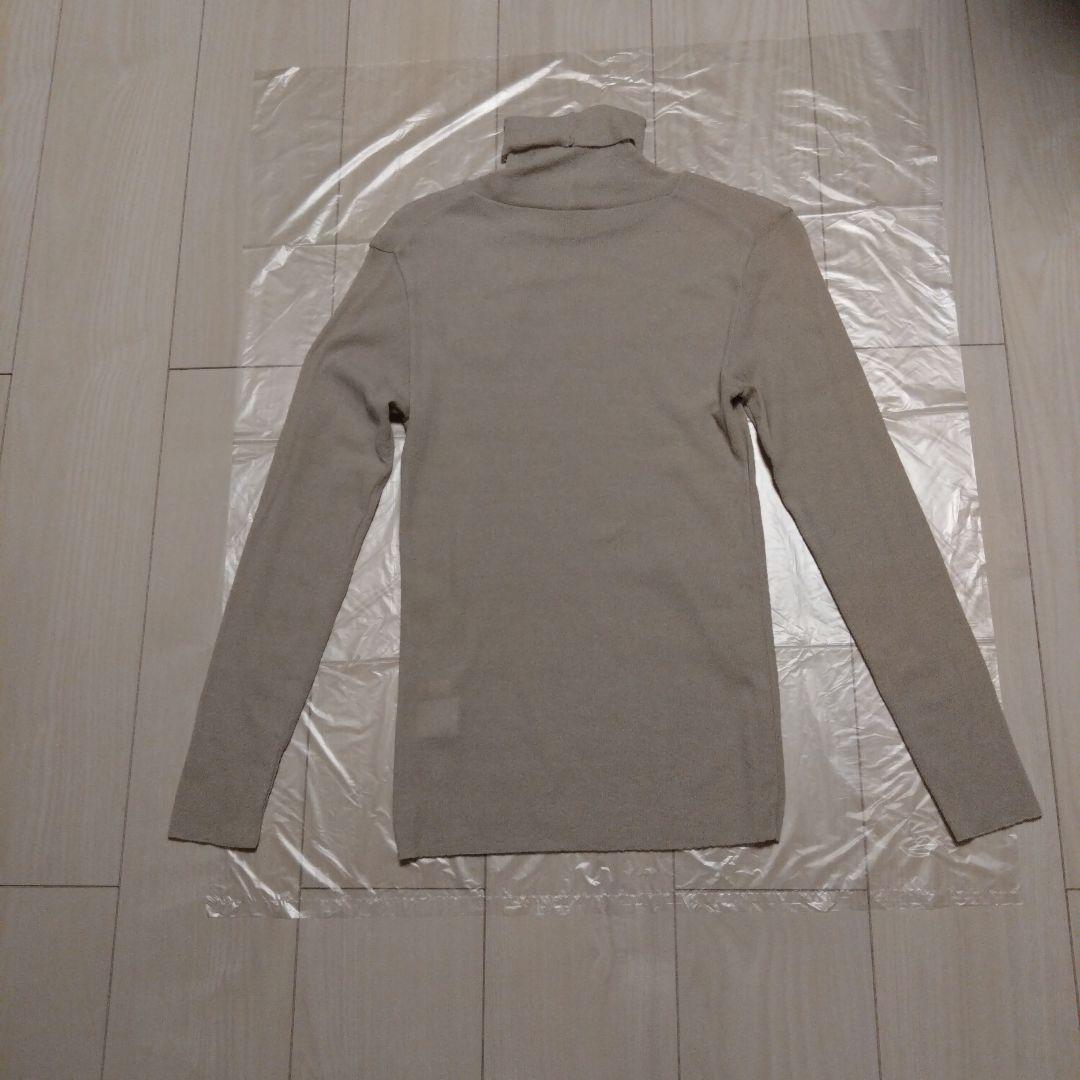 コットンタートルネックプルオーバー