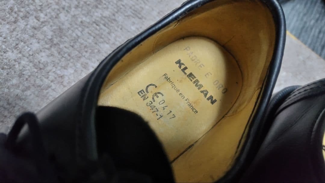 KLEMAN 黒 PADRE 40 チロリアンシューズ