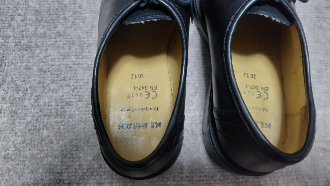 KLEMAN 黒 PADRE 40 チロリアンシューズ