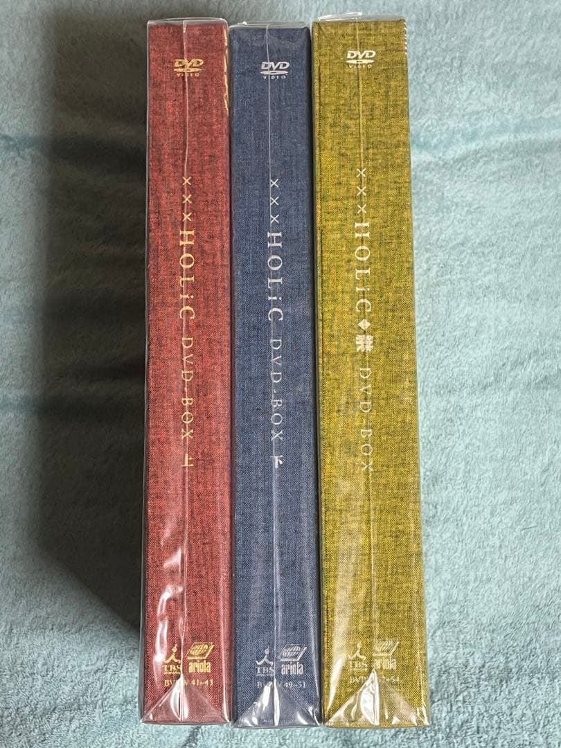 新品同様品 XXXHOLIC DVD-BOX 上 下 継 全3ボックスセット