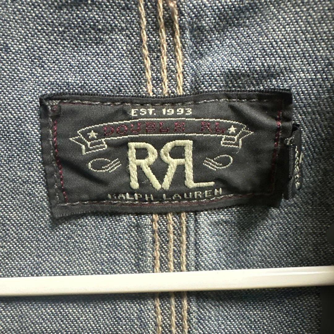 RRL デニムカバーオール　リペア&ダメージ加工