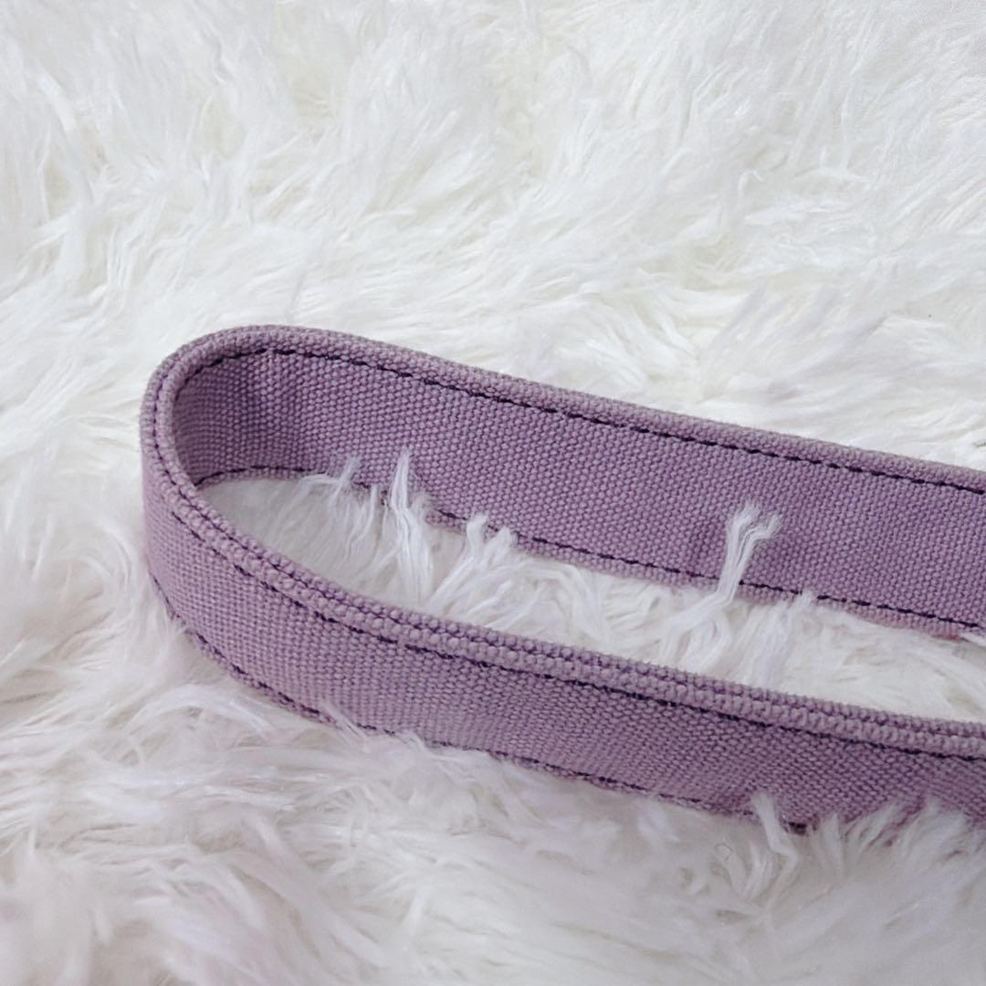 【美品】 メゾンキツネ キャンバストート 紫 ショルダー付　2way