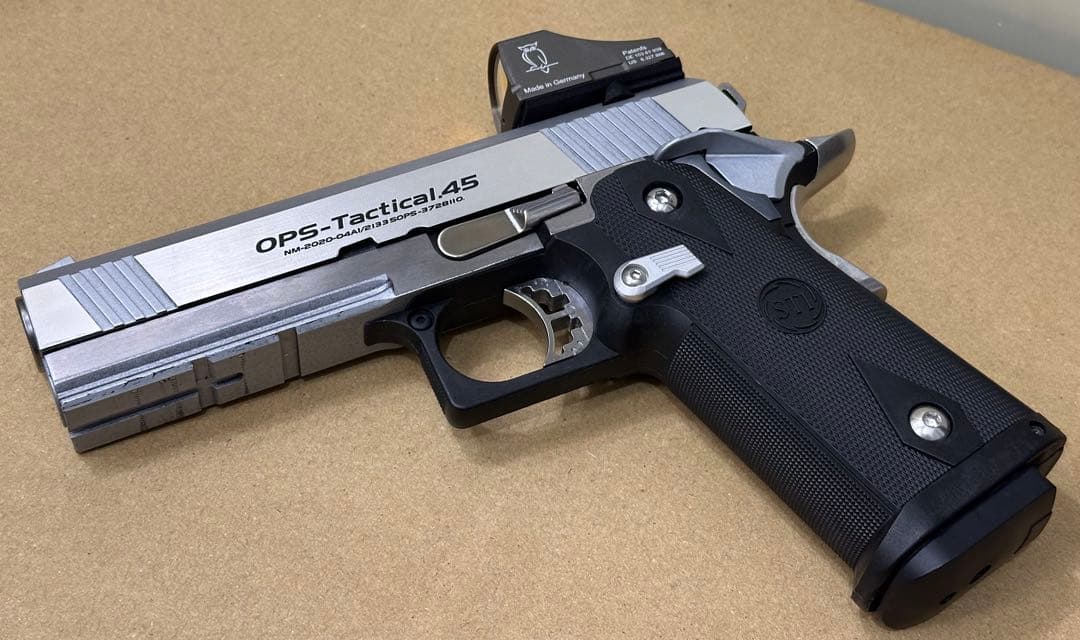 東京マルイ ハイキャパ デュアルステンレス ドクタータイプドットサイト カスタム