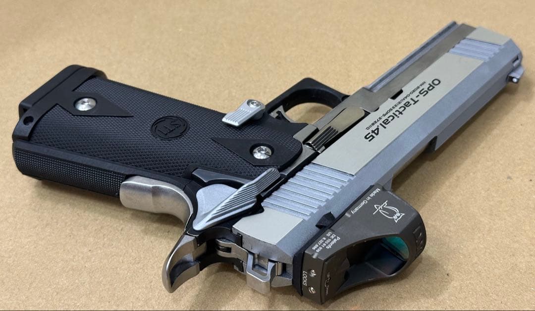 東京マルイ ハイキャパ デュアルステンレス ドクタータイプドットサイト カスタム