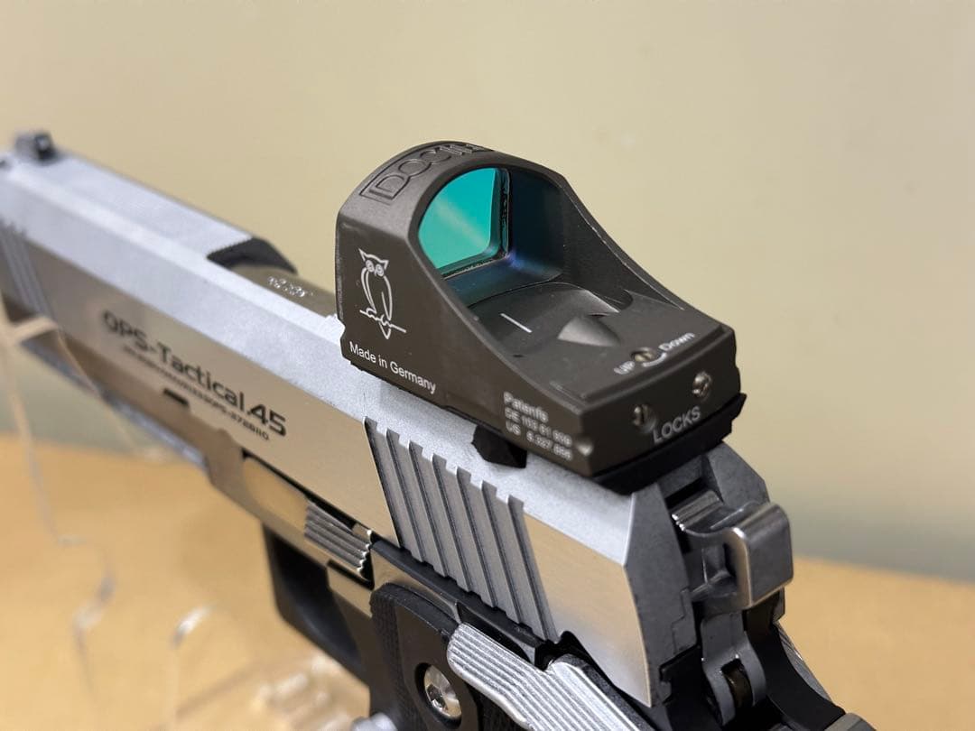 東京マルイ ハイキャパ デュアルステンレス ドクタータイプドットサイト カスタム