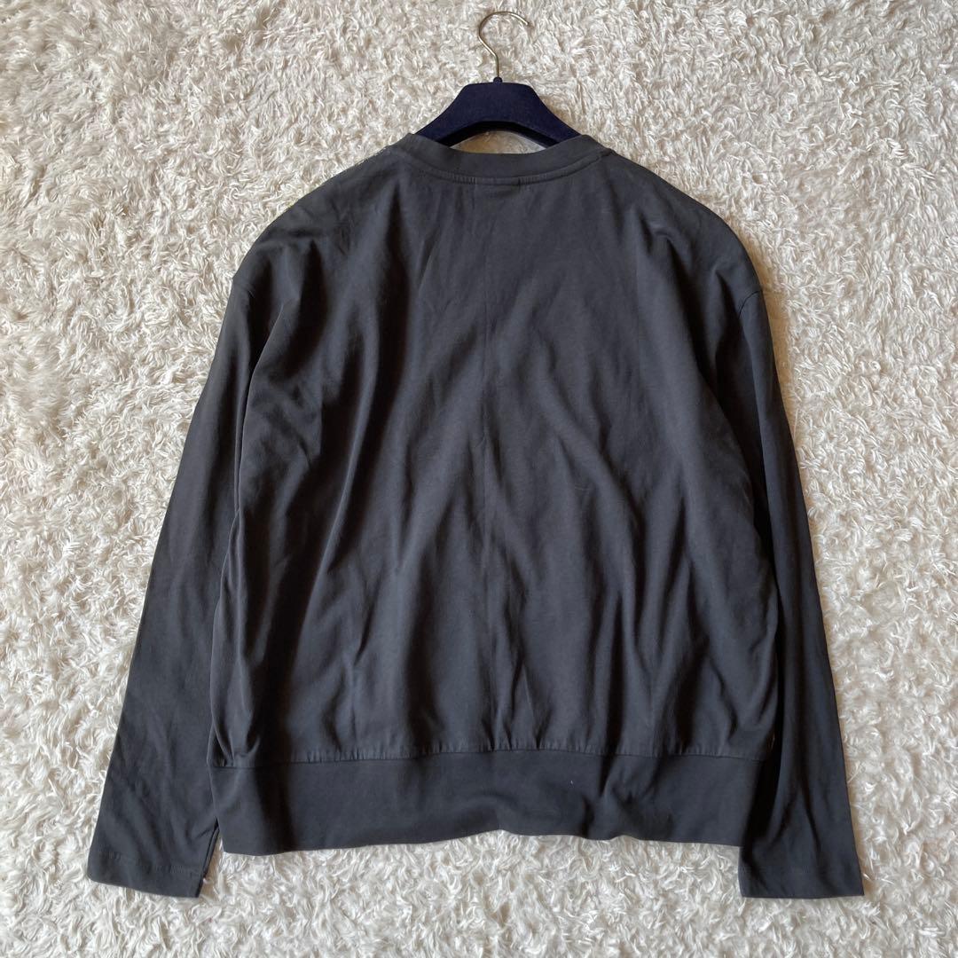 ドリスヴァンノッテン　コットン切り替えトレーナー　ラメ入り生地　ボタニカル　花柄