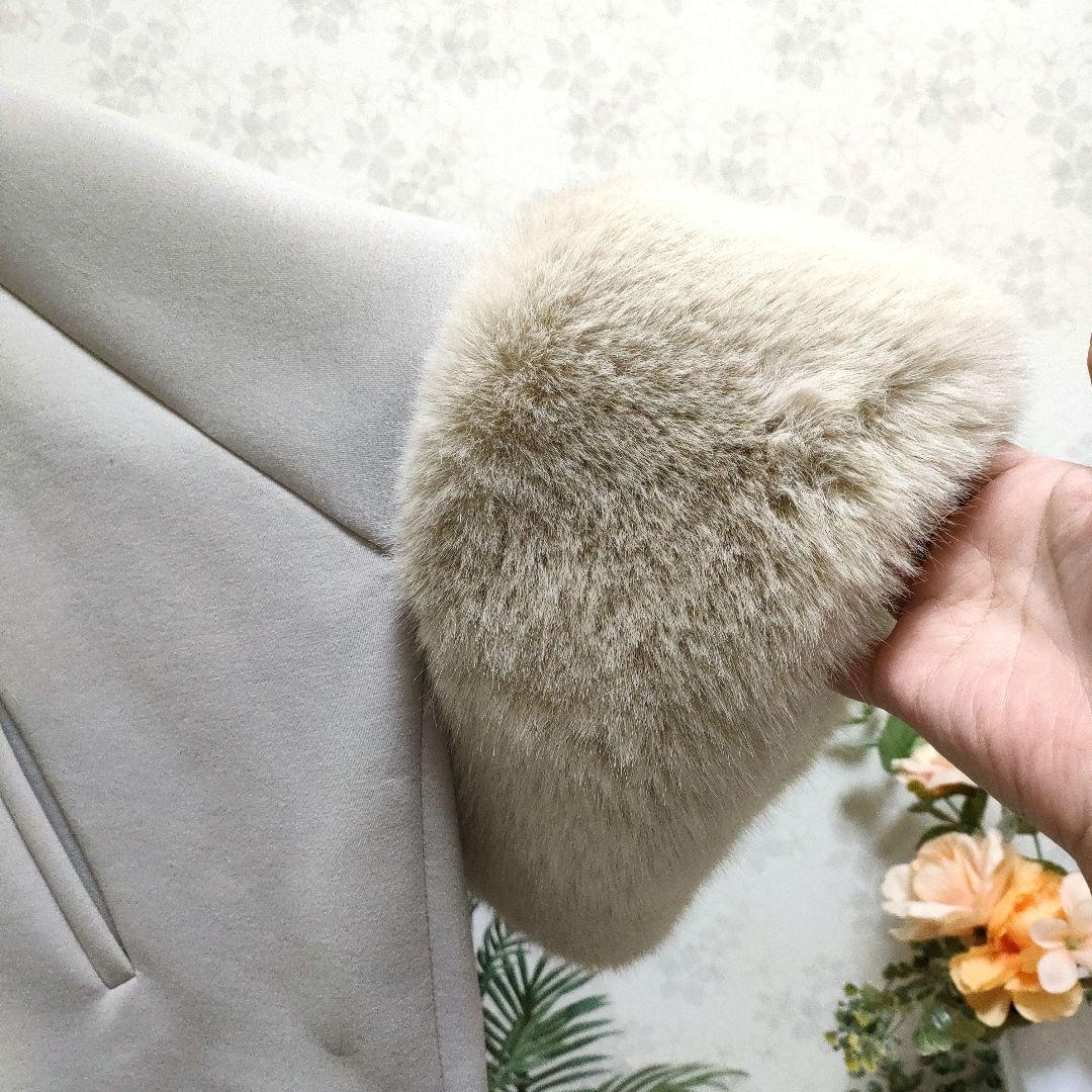 BEATRICE✨ファーポンチョコート