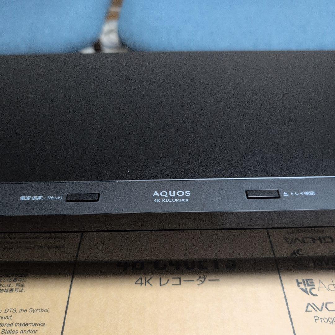 SHARP AQUOS 4Kレコーダー 4B-C40ET3　箱付き