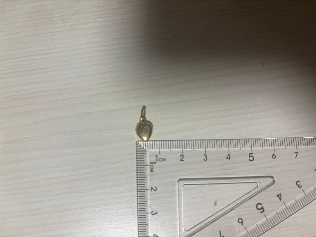 ネックレストップ　ハート　18K