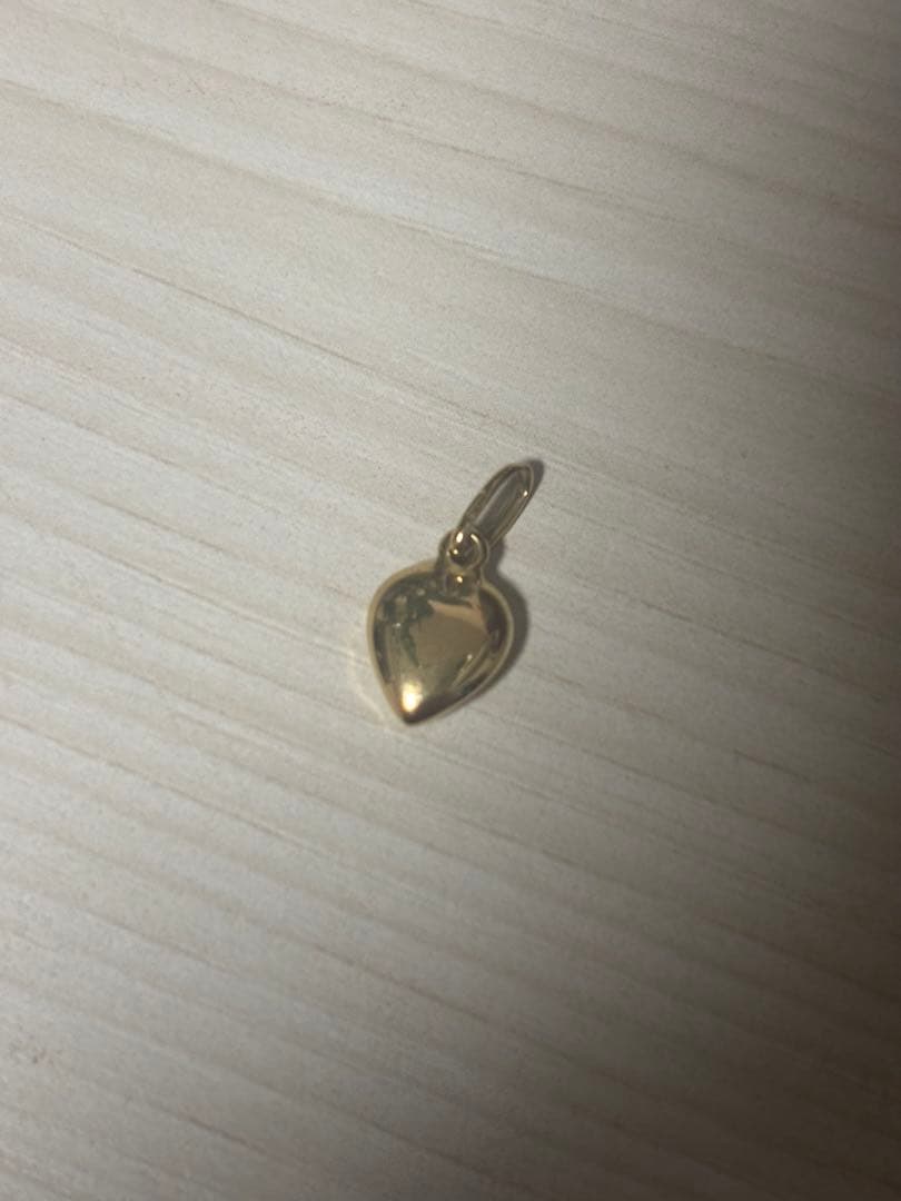 ネックレストップ　ハート　18K