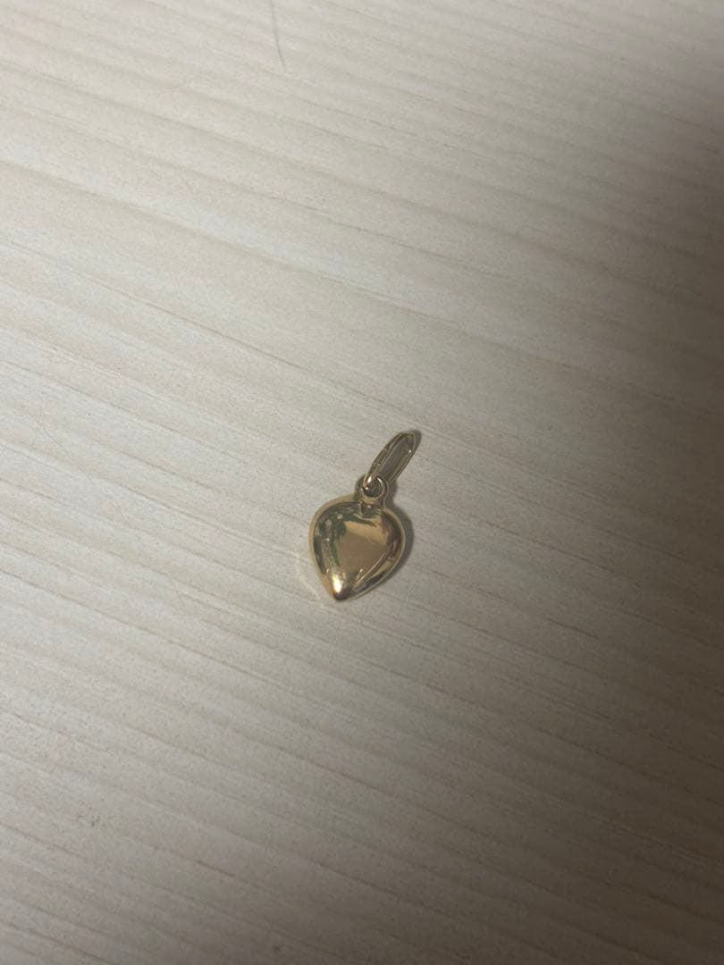 ネックレストップ　ハート　18K