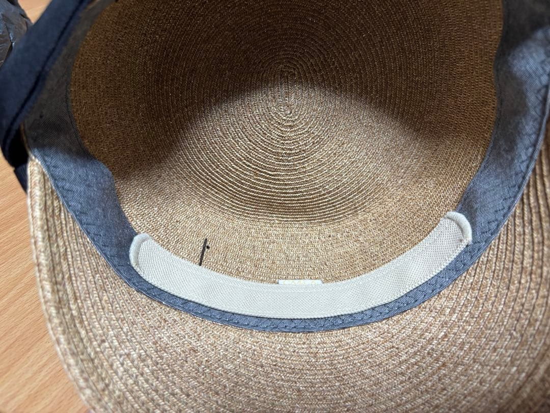 CA4LA カシラ　ベージュ 麦わら帽子 キャペリンハット