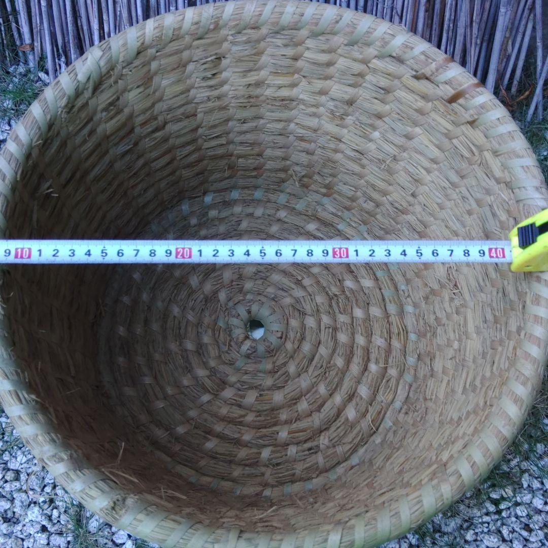 古民具　昭和レトロ　藁いずみ　飯つぐら　藁細工