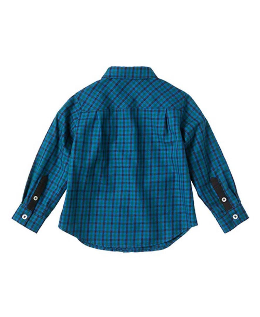 【新品✨タグ付き】ファミリア長袖シャツ　120cm ファミリアチェック