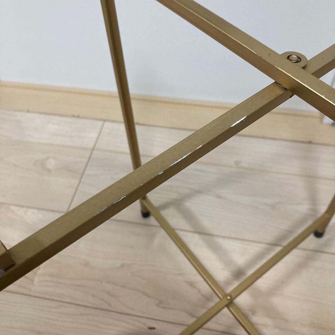 サイドテーブル　大理石　ART OF BLACK サロン